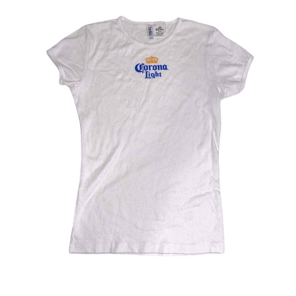 Y2K Vintage Corona Light Baby Tee✨